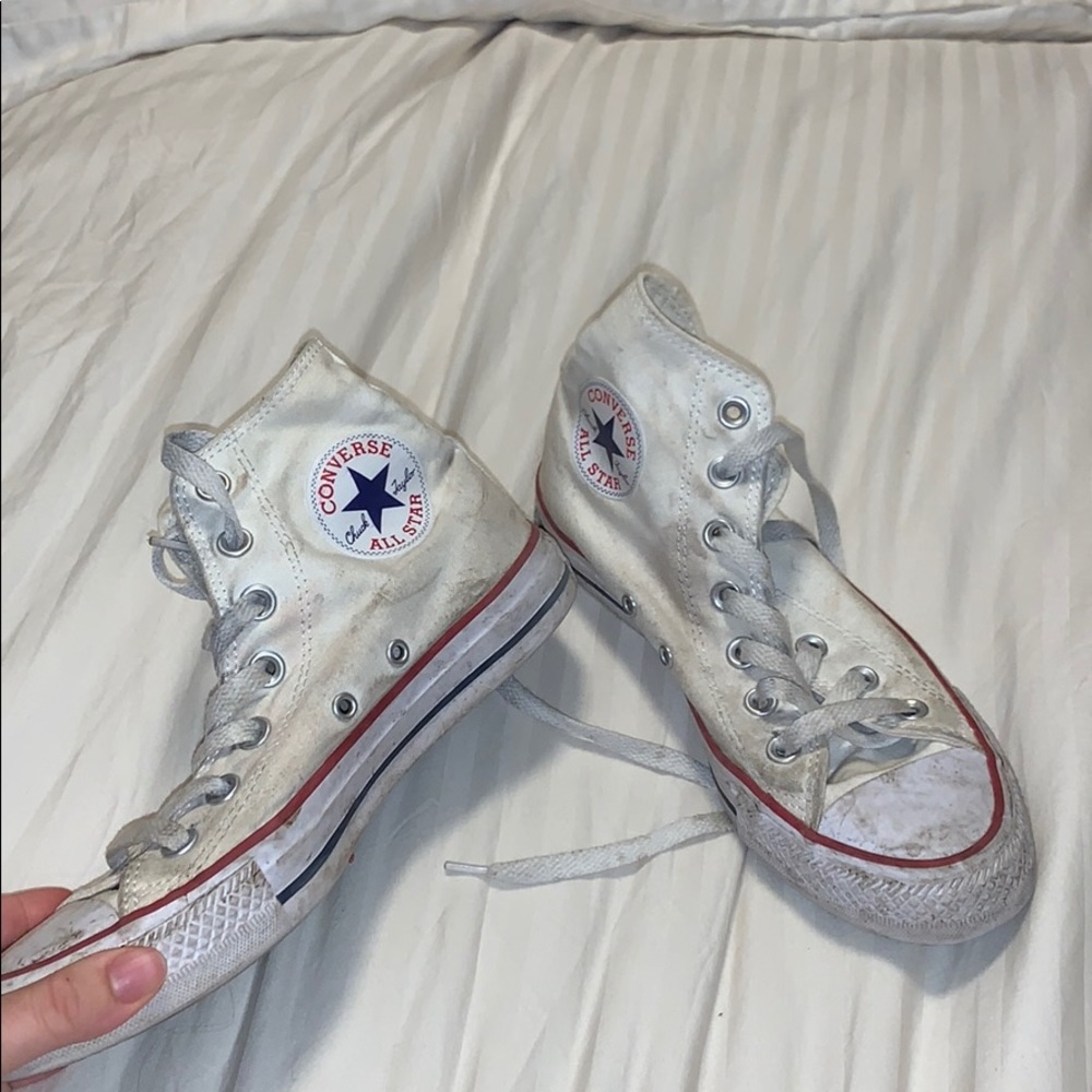 White high top converse